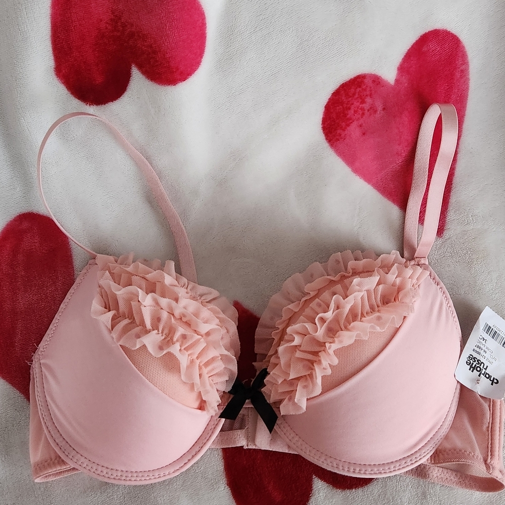 SOLD CHARLOTTE RUSSE Ruffle Push-up Bra - Picture 3 of 5